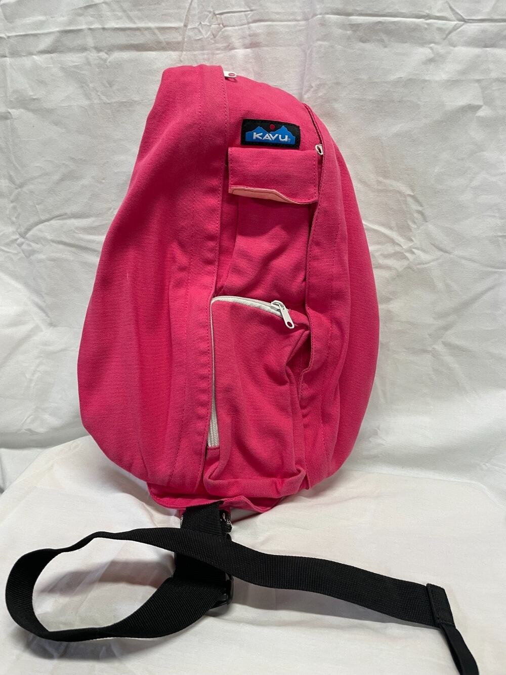 Kavu Rope Sling Bag Crossbody Shoulder Backpack Hot Pink